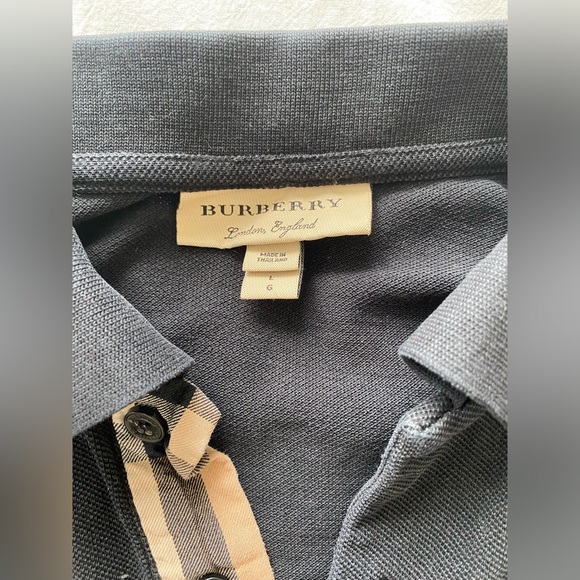 Burberry Polo Tee size L - Picture 4 of 5